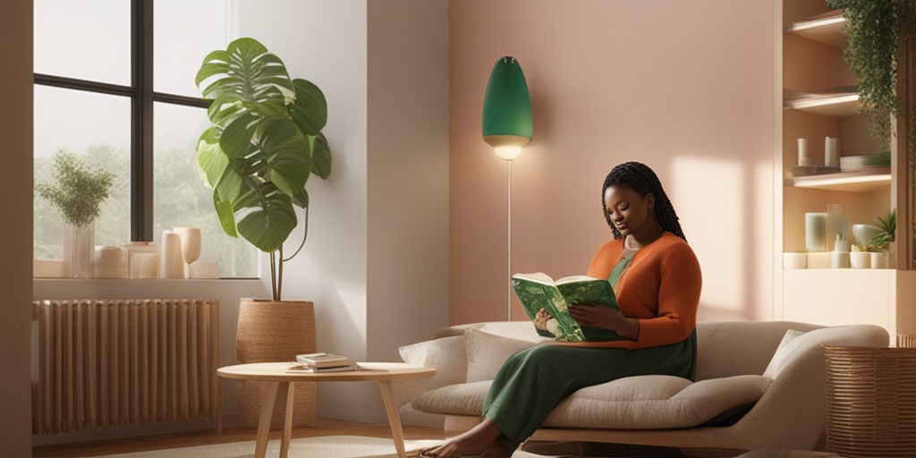 Person living with Tuberous Sclerosis engaging in everyday activities with a warm and inviting color palette and cinematic lighting.