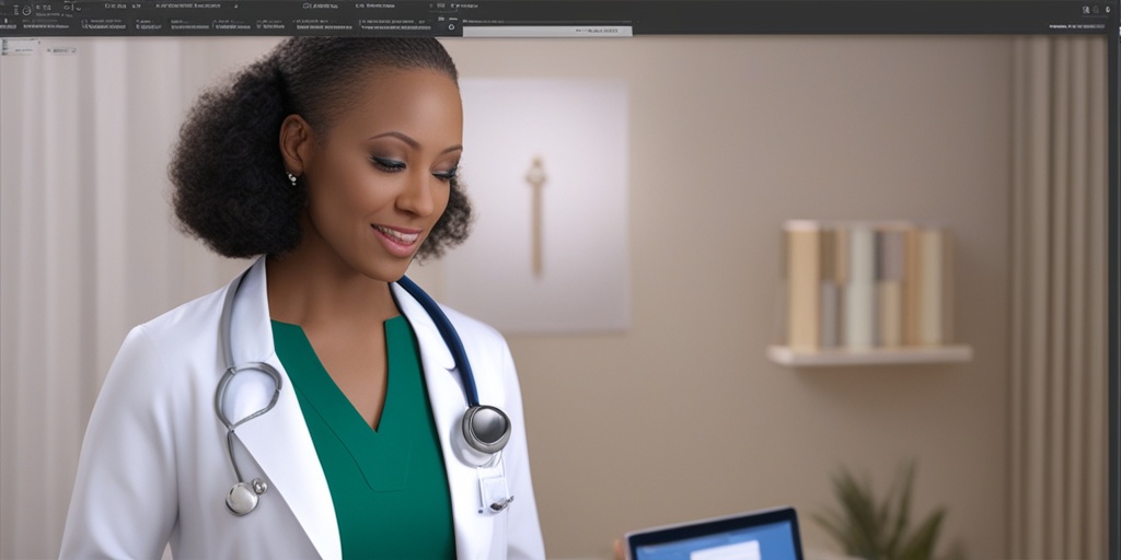 Doctor examining patient with Alopecia Circumscripta, highlighting diagnostic process with stethoscope and medical charts.