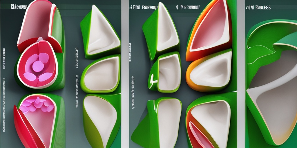 Illustration of different types of multiple pregnancies with green background and detailed labels.