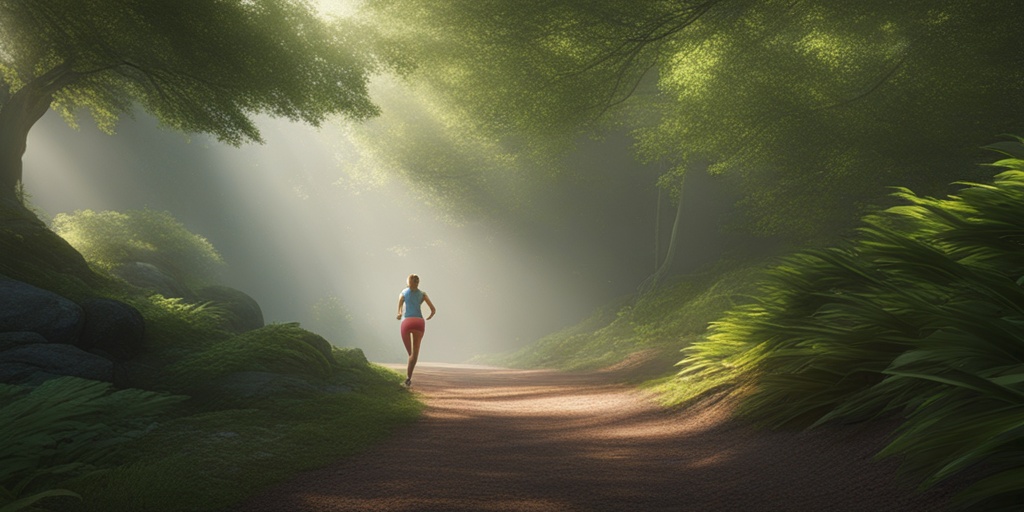 Person engaging in healthy activity like hiking in a natural outdoor setting promoting prevention strategies.