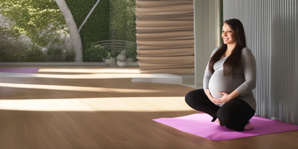 Pregnant woman with RCC, highlighting importance of proper care and management during pregnancy in a serene natural environment.