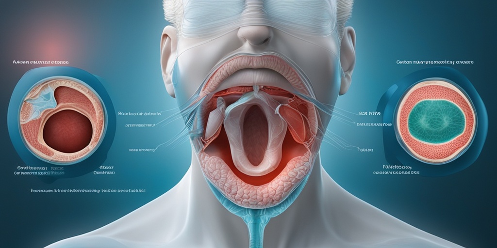 Symptoms of Mucous Membrane Pemphigoid including painful blisters, ulcers, and inflammation in mouth, eyes, and genital areas.