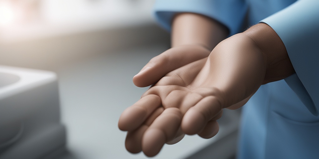 Doctor performing physical examination to diagnose Carpal Tunnel Syndrome