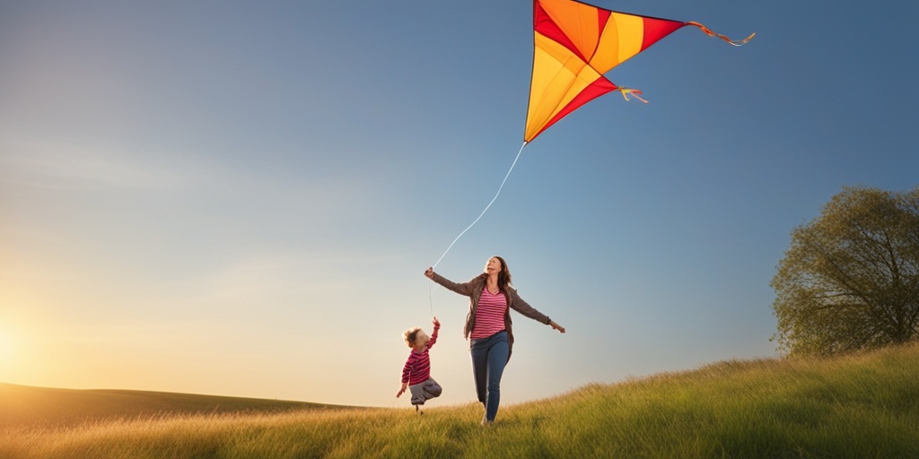 Parent and child enjoy a fun outdoor activity together, conveying a sense of normalcy and joy despite the child's diabetes.