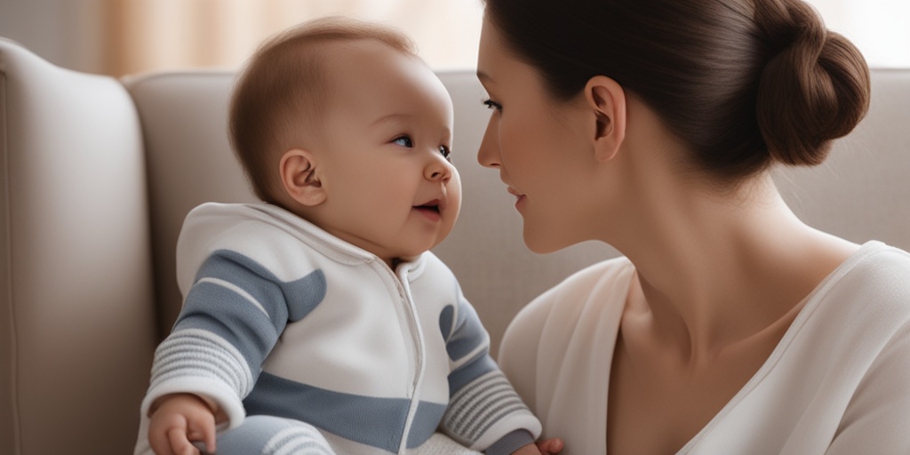 Parent coping with EHBA, feeding, bathing, and comforting their baby in a warm, cozy environment.