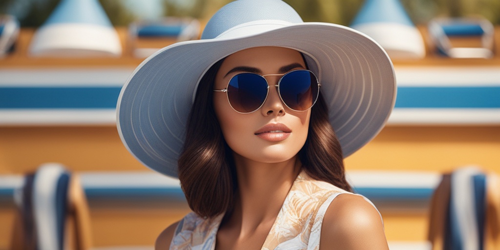 Person enjoying outdoor activities while taking sun protection measures, promoting basal cell carcinoma prevention and screening.