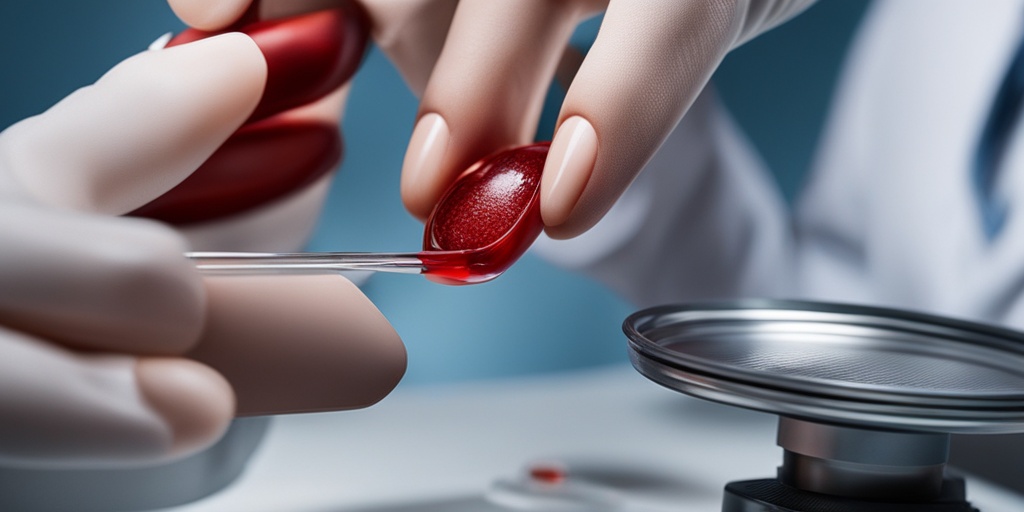 A healthcare professional examines a patient's blood sample under a microscope, understanding Hemolytic Anemia.