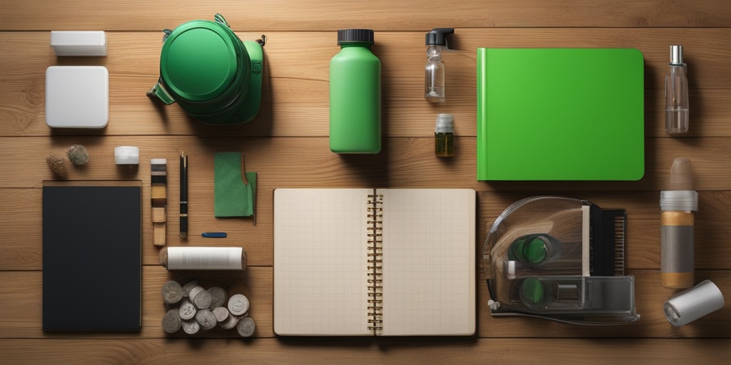 Collection of commonly abused substances among teens, arranged on a wooden table with scattered school supplies, highlighting vulnerability.