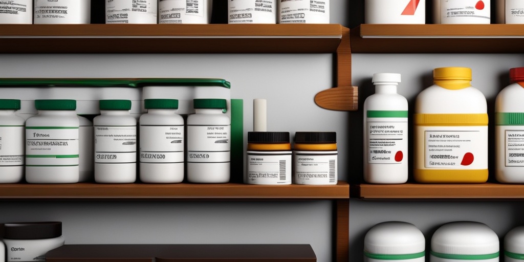 Collection of pills and medication bottles on a table, illustrating treatment options for Takayasu Arteritis.