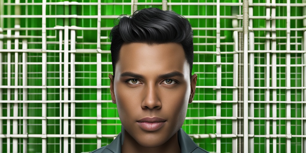 Person holding comb, showing lice and nits, set against a green background, highlighting treatment options with cinematic lighting.