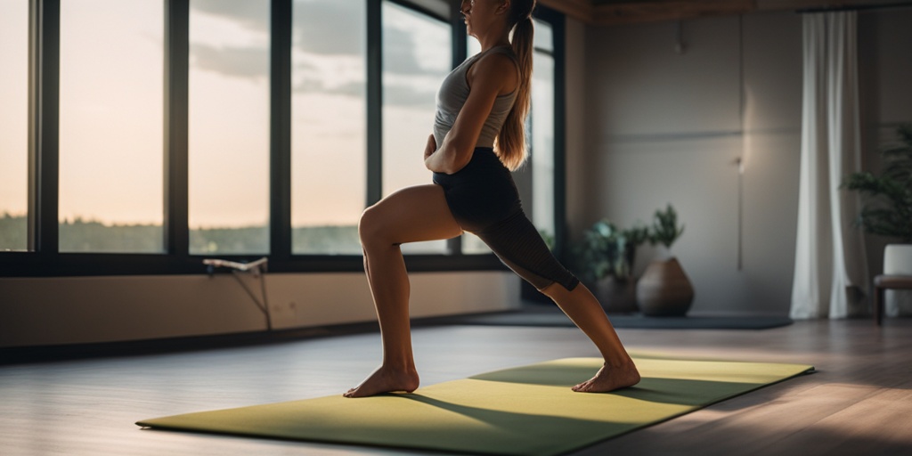 Person meditating in a peaceful natural environment, representing a hopeful prognosis for Reflex Neurovascular Dystrophy on a subtle green background.