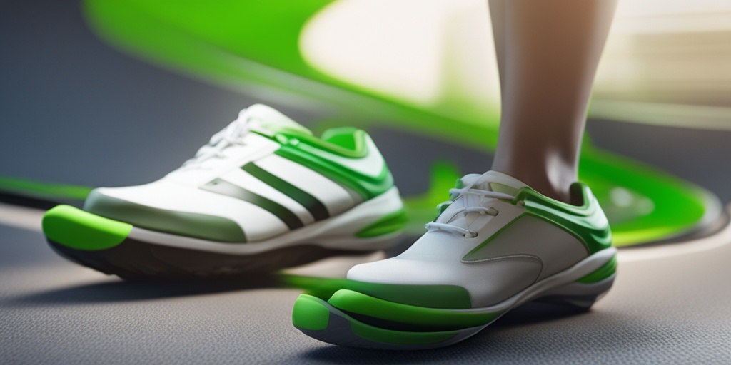 Person wears properly fitting shoes and orthotics to prevent hammertoe, promoting wellness in a green environment.