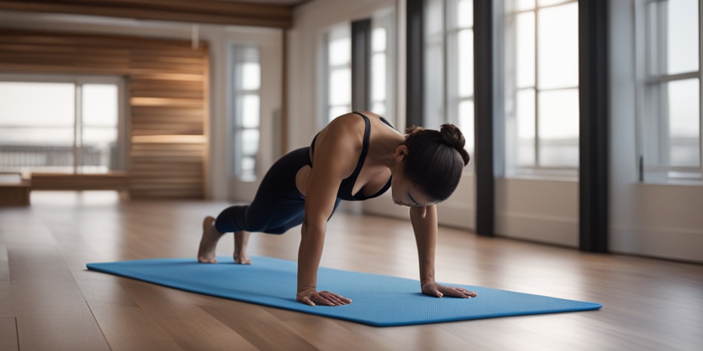 Person with Hemophilia B doing low-impact exercise, promoting joint health and flexibility