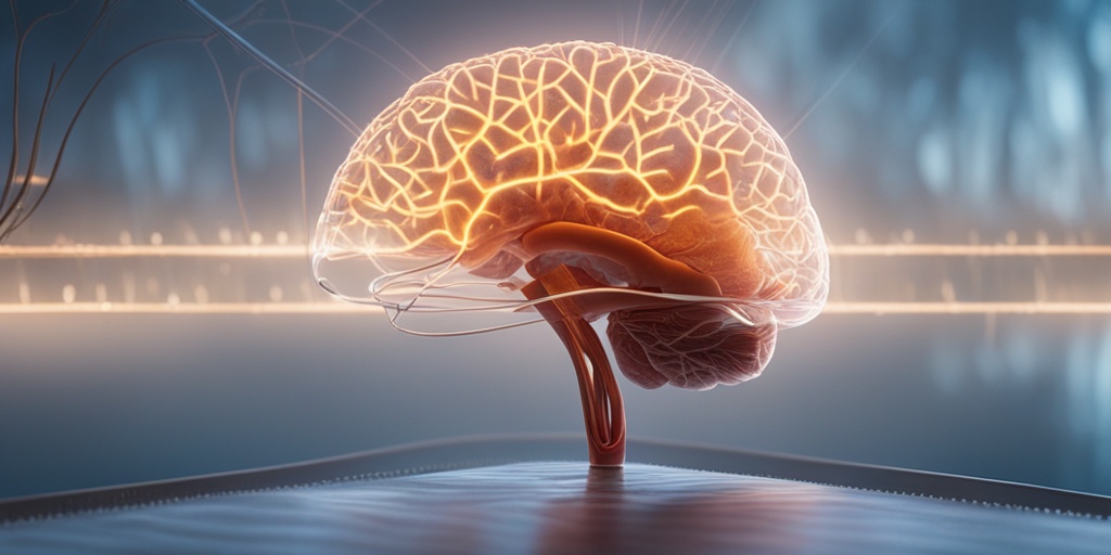 Split-screen image of healthy brain and brain affected by Krabbe Disease, conveying understanding and awareness.