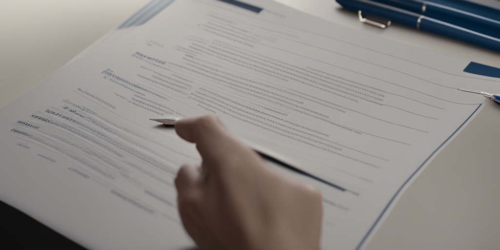 Close-up of person holding pen and Advance Directive, conveying careful consideration and planning.