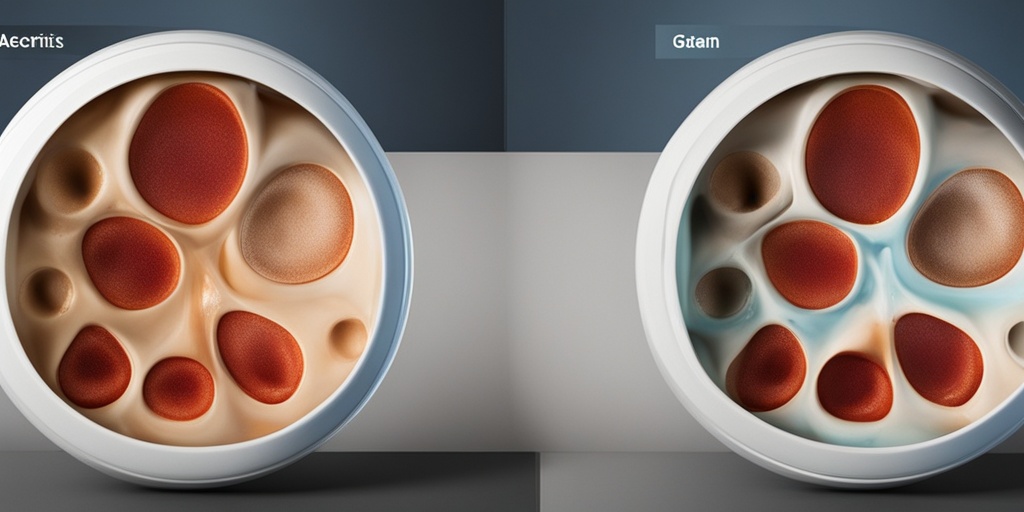 Comparative image of Varioliform Gastritis with other types of gastritis, showcasing distinct characteristics and symptoms in a clean, clinical layout.