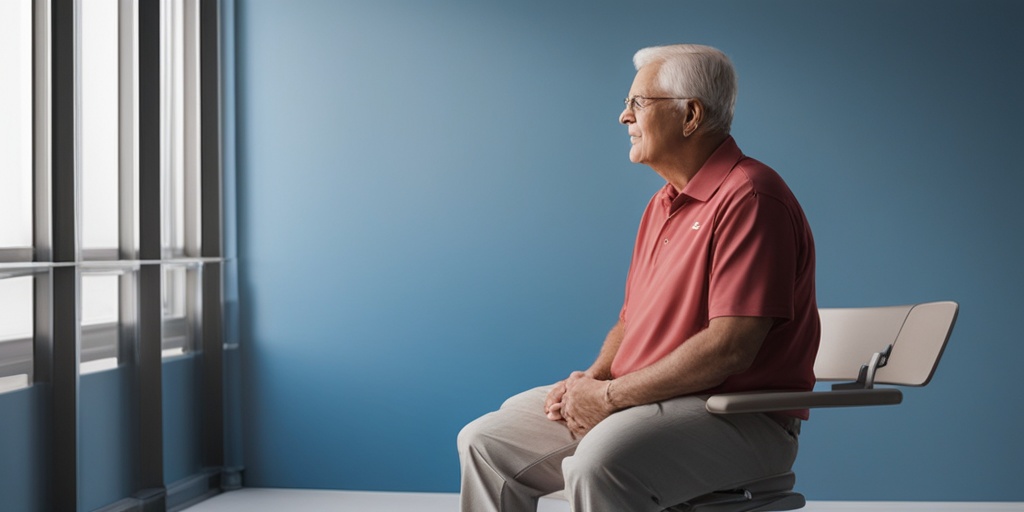 Person engaging in physical therapy, representing hope and empowerment for individuals with Fahr's Disease.