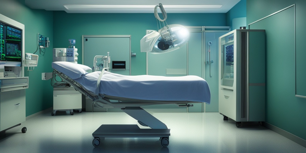 Person in a hospital bed, with a concerned expression, surrounded by medical equipment, illustrating complications and mortality rate.