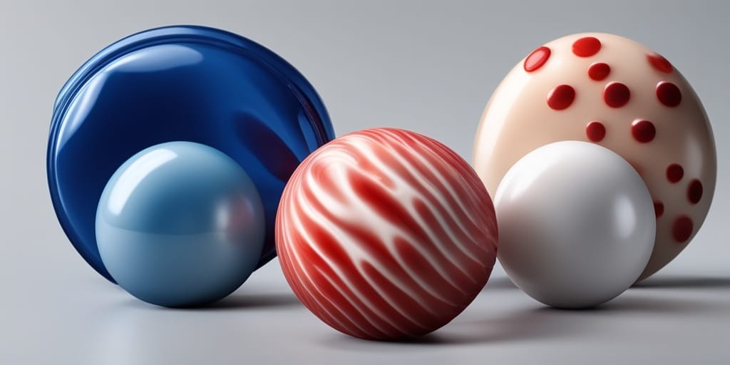 Various types of blisters, including friction, blood, and fever blisters, on a neutral background with subtle blue and creamy white hues.