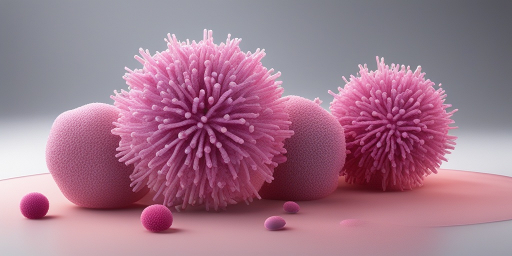 Various types of flesh-eating bacteria, such as Streptococcus pyogenes and Staphylococcus aureus, depicted as 3D models.