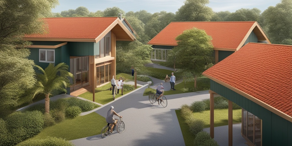 Diverse individuals in a community setting, subtly showcasing shingles risk factors amidst a soothing green environment.  