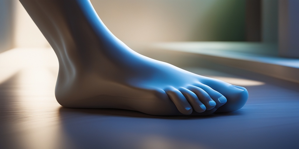 A close-up of feet shows normal alignment versus a claw toe deformity, highlighting the contrast in toe positioning.  .png