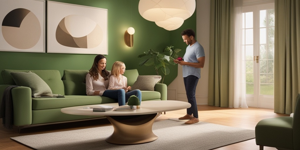 A family discusses diabetes management in their living room, showcasing teamwork and love in supporting their daughter’s health.  .png