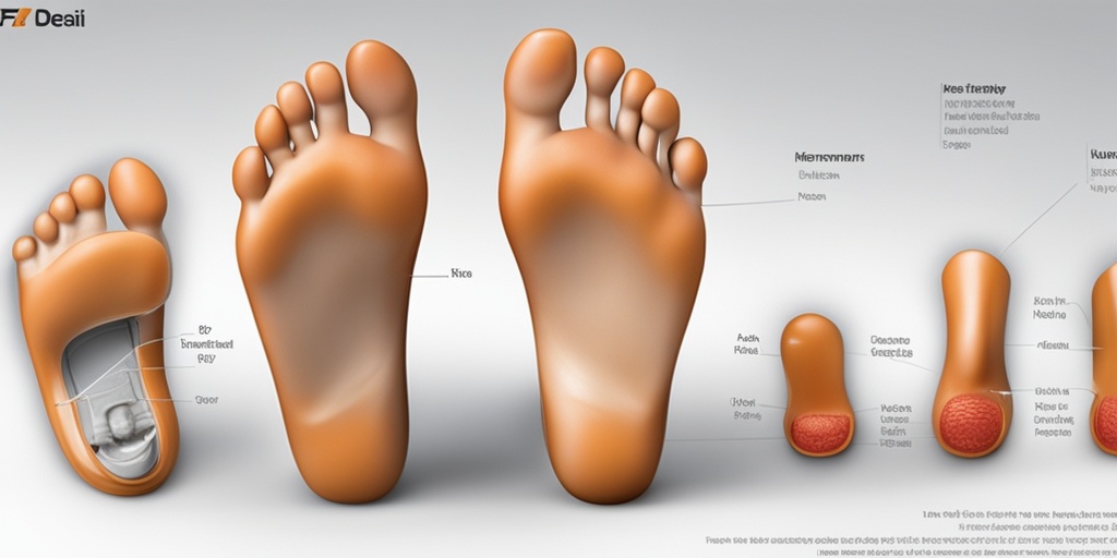 A foot displays various toe deformities, including bunions and hammer toes, labeled for educational purposes against a white background.  .png