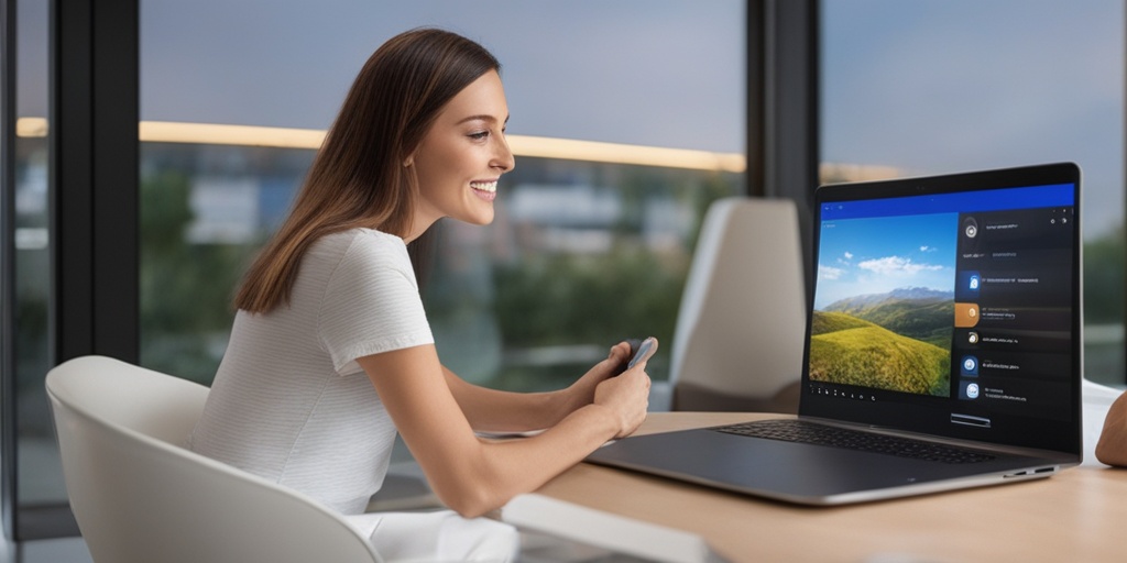 A smiling individual enjoys daily activities post-treatment, symbolizing hope and clear vision in a serene environment.  .png