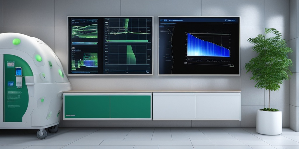 A doctor discusses radiation risks with a patient, highlighting health statistics on a digital display in a clinical setting.  .png