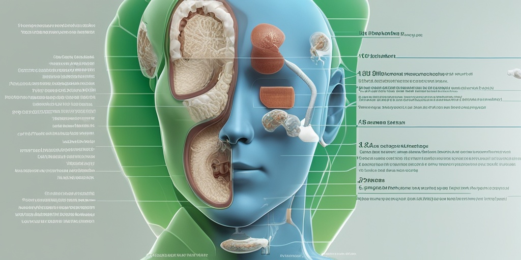 A male figure in a clinical setting, expressing the emotional impact of fibrous plaques, surrounded by informative diagrams.  .png