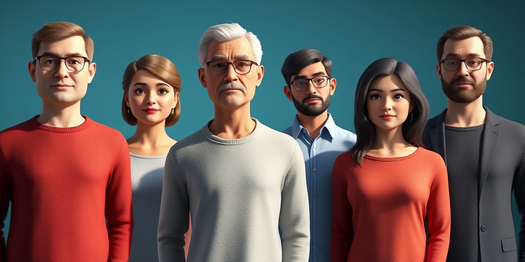 A diverse group illustrates risk factors for Alpha-1-Antitrypsin Deficiency, emphasizing awareness and prevention in a calm environment.  3.png