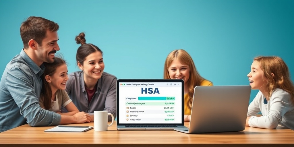 A family discusses healthcare expenses around a table, utilizing Health Savings Accounts for financial empowerment.  4.png