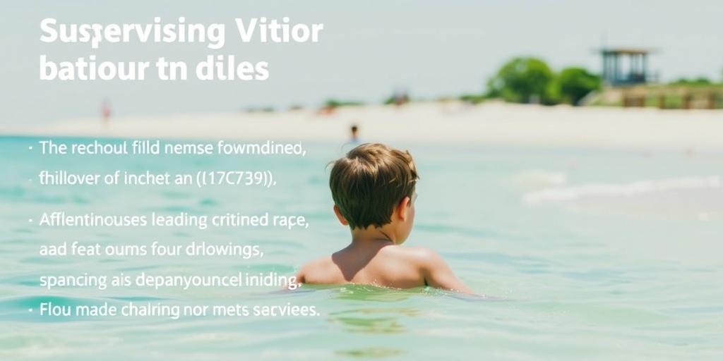 A parent attentively supervises their child at the beach, showcasing essential guidelines for safe aquatic environments.4.png