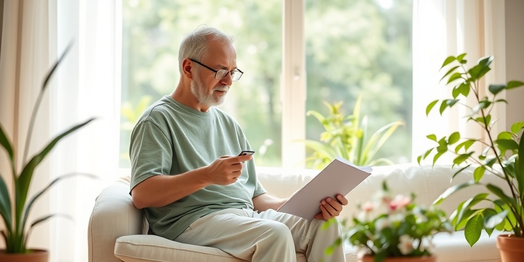 A recovering patient enjoys light activities in a bright home, symbolizing hope and wellness.  5.png