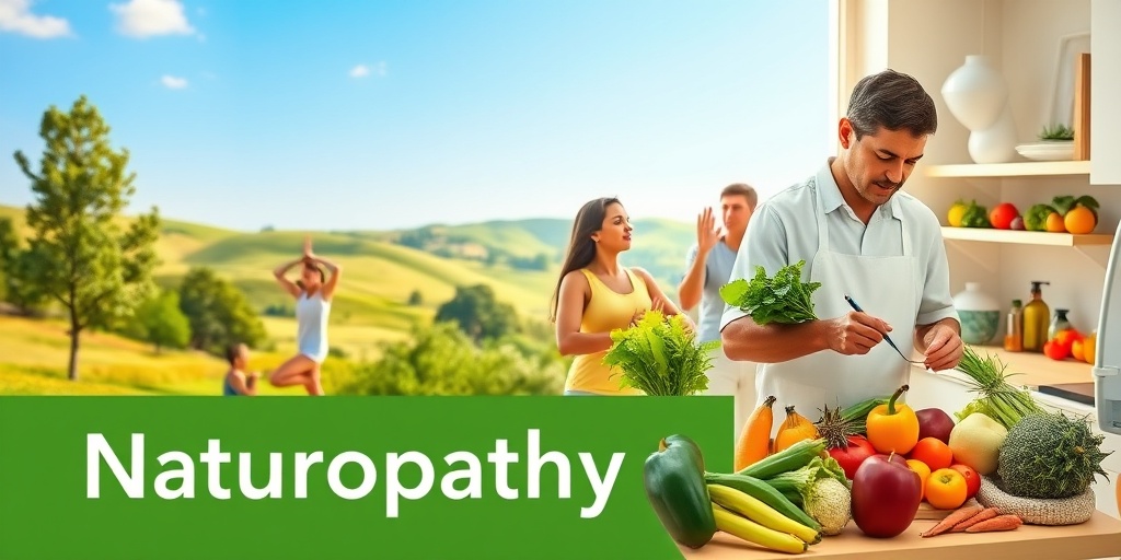 Vibrant scene of individuals engaging in healthy activities, promoting well-being through yoga and nutritious cooking in nature.  5.png