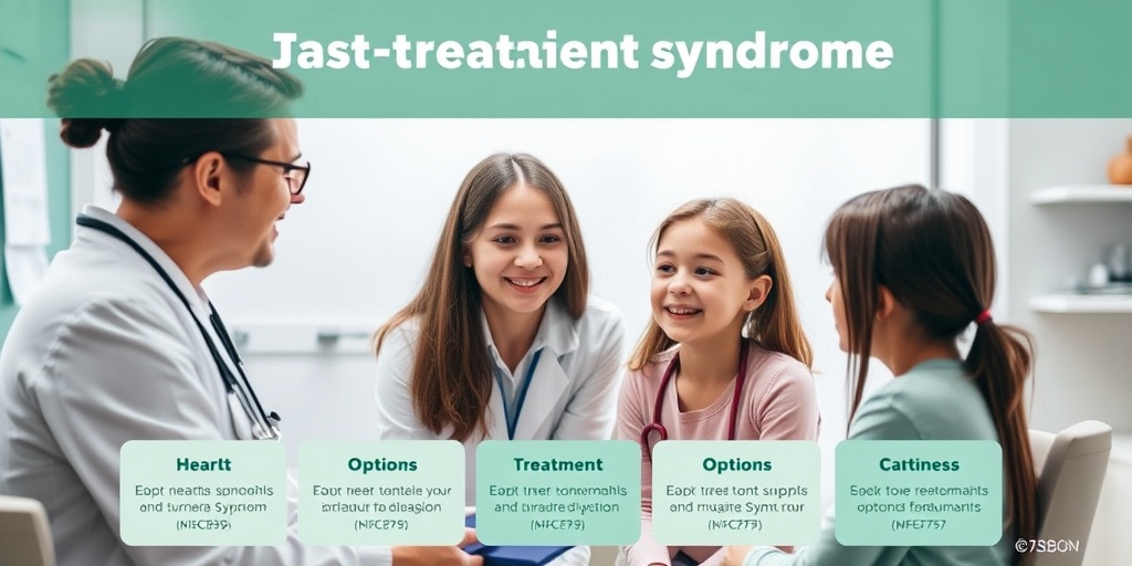 A healthcare professional discusses Turner Syndrome treatment options with a young patient and her family in a modern clinic.  4.png