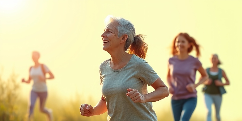 A patient engaging in a healthy lifestyle outdoors, symbolizing hope and resilience in living with cystic lung disease.  5.png