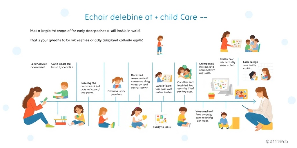 A timeline illustrating key child development milestones with engaging scenes of learning and socializing.  2.png