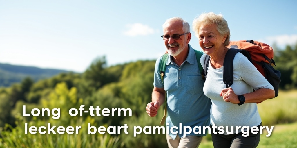 An active older couple hikes joyfully in nature, illustrating the improved quality of life after knee replacement surgery.  5.png