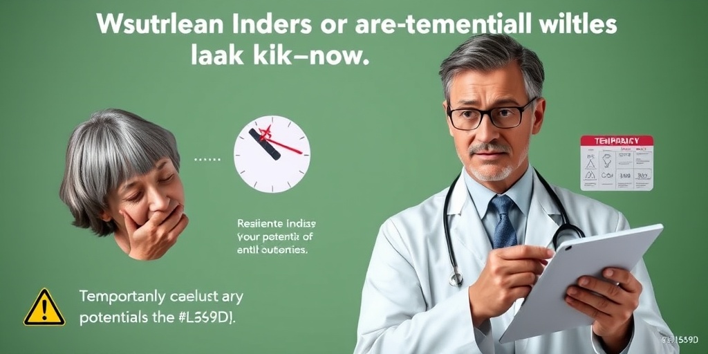 Split image depicting LASIK risks, featuring a patient in discomfort and a doctor explaining potential complications in a calming setting. 3.png