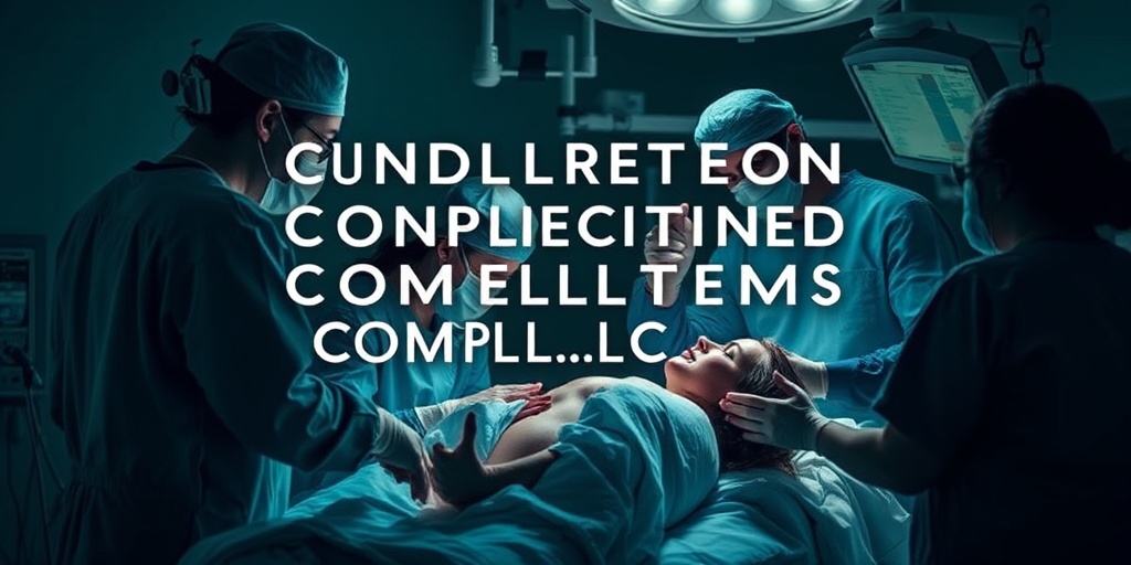 A dramatic scene of childbirth complications, capturing a medical team's urgent response to ensure mother and baby's safety.  4.png