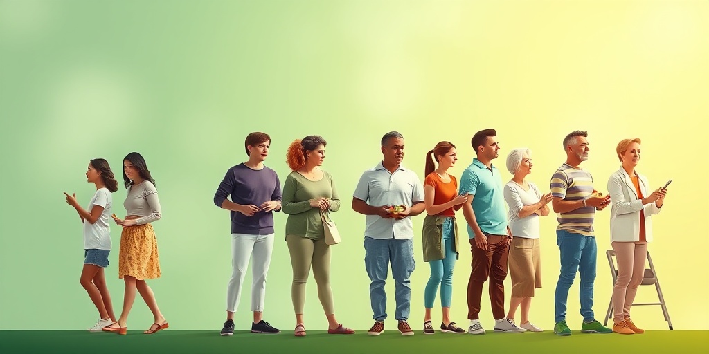 A group of patients at different stages of Ulcerative Colitis engages in activities promoting well-being and resilience.  5.png