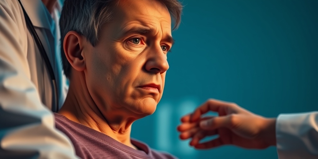 A person in a clinical setting shows signs of spinal cord injury, with a healthcare professional assessing their condition.  2.png