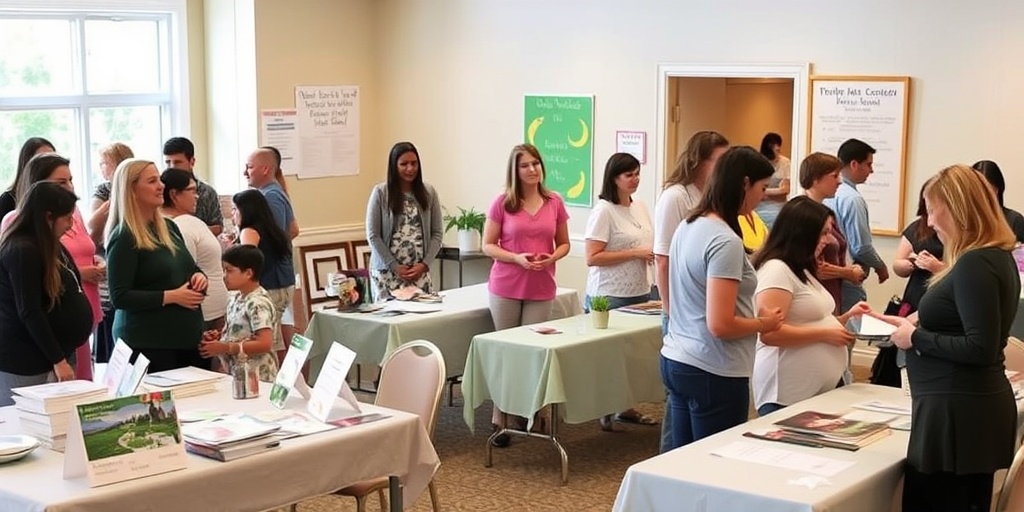 A supportive community gathering for expectant parents, featuring resources and connections to enhance the childbirth experience.  5.png