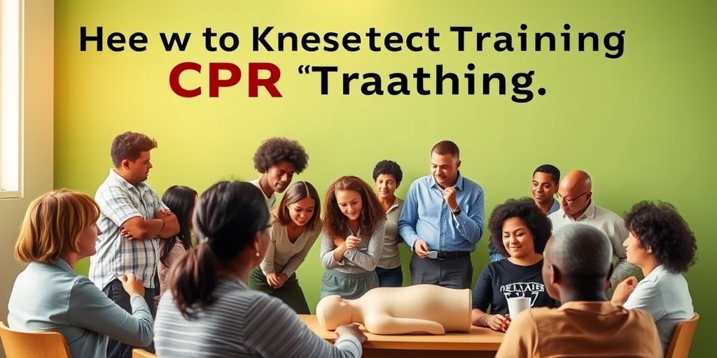 A diverse classroom scene captures individuals learning CPR from an instructor, fostering community and knowledge in a supportive environment.  5.png