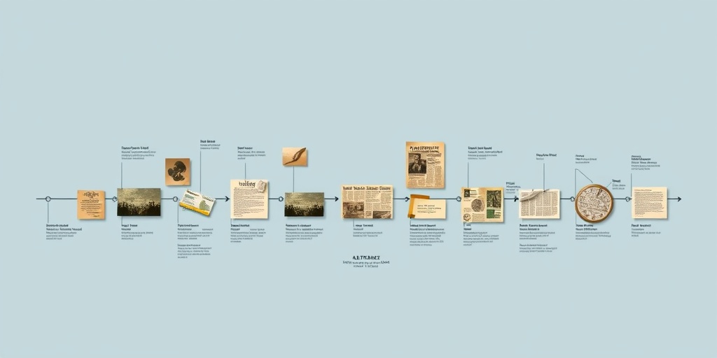 A historical timeline of bioterrorism events, featuring photorealistic images of documents and artifacts in muted colors.2.png