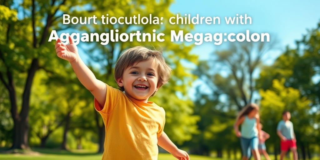 A joyful child plays in a park, symbolizing hope and recovery after successful treatment for Aganglionic Megacolon.  5.png