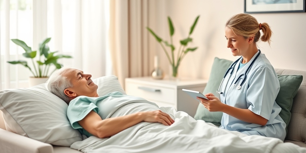 A patient receives nurturing post-procedure care at home, highlighting the importance of ongoing support in recovery.  5.png