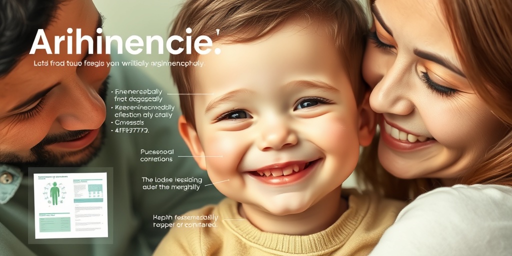 A smiling child with facial anomalies surrounded by family, conveying love and acceptance in a warm atmosphere. 2.png